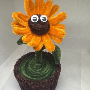 Zsenília virágocska, asztaldísz - Meska.hu