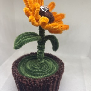 Zsenília virágocska, asztaldísz - otthon & életmód - dekoráció - virágdísz és tartó - csokor & virágdísz - Meska.hu