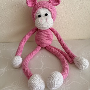 Horgolt Majom - játék & sport - plüssállat & játékfigura - majom - Meska.hu