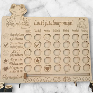 Jutalompont tábla, Otthon & Életmód, Babaszoba, gyerekszoba, Babaszoba dekoráció, Famegmunkálás, MESKA
