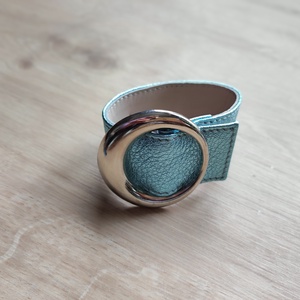 Női bőr karkötő  - ékszer - karkötő - karperec - Meska.hu