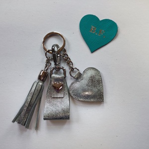 Bőr táska dísz , Táska & Tok, Kulcstartó & Táskadísz, Táskadísz, Varrás, MESKA