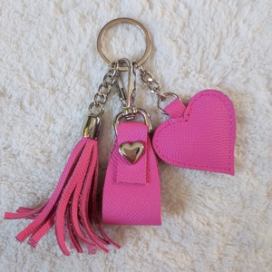 Bőr táska dísz  - Meska.hu