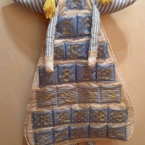 Angyalkás adventi naptár - karácsony - Meska.hu