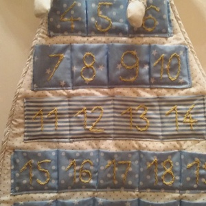 Angyalkás adventi naptár - karácsony - Meska.hu