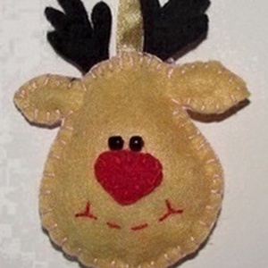 Rénszarvas fej dísz  - karácsony - karácsonyi lakásdekoráció - karácsonyi manók, figurák - Meska.hu