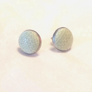 Pasztellzöld fülklipsz , Ékszer, Fülbevaló, Klipsz, Ékszerkészítés, Fémmegmunkálás, MESKA