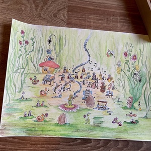 Gyerekszoba dekoráció  - művészet - grafika & illusztráció - egyéb rajzok - Meska.hu