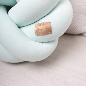 Fonott párna (halvány menta) VP08 - otthon & életmód - lakástextil - párna & párnahuzat - Meska.hu