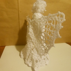 Horgolt karácsonyfa csúcsdísz -  - Meska.hu