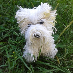 Horgolt Westie-kutyus - Meska.hu