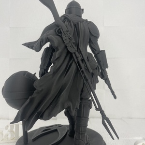  Star Wars Mandalorian és Baby Yoda Szobor 20Cm magas - művészet - makett, modell - Meska.hu