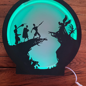Harry Potter A halál ereklyéi dekor lámpa - otthon & életmód - lámpa - hangulatlámpa - Meska.hu