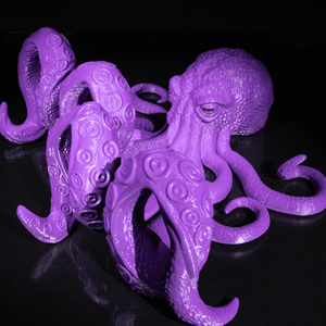 Fejhallgató és Univerzális Kontroller tartó Polip  - otthon & életmód - dekoráció - kép & falikép - 3d képek - Meska.hu