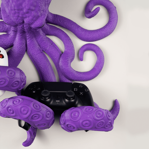 Fejhallgató és Univerzális Kontroller tartó Polip  - otthon & életmód - dekoráció - kép & falikép - 3d képek - Meska.hu
