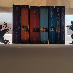 Harry Potter és a Halál Ereklyéi könyvszobor - Meska.hu
