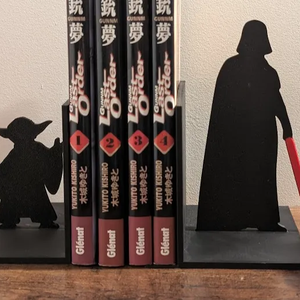 Star Wars Darth Vader és Yoda Könyvtámasz - Meska.hu
