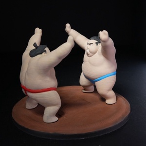 Két szumó szalvétatartó  3D nyomtatott, egyedi design - otthon & életmód - konyhafelszerelés, tálalás - tálalás - szalvétatartó, szalvétagyűrű - Meska.hu