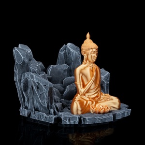 Buddha szobros könyvtartó  3D nyomtatott, kényelmes olvasáshoz - otthon & életmód - dekoráció - asztal és polc dekoráció - könyvtámasz - Meska.hu