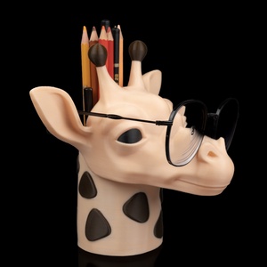 Asztali toll,ceruza és szemüvegtartó zsiráf dekoráció - táska & tok - pénztárca & más tok - szemüvegtok - Meska.hu