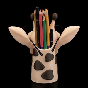 Asztali toll,ceruza és szemüvegtartó zsiráf dekoráció - táska & tok - pénztárca & más tok - szemüvegtok - Meska.hu