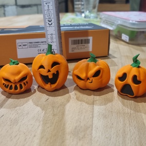 Mini tököcskék halloweeni és őszi dekoráció - otthon & életmód - dekoráció - halloween - halloweeni dekoráció - Meska.hu