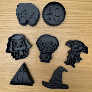 Harry Potter Sütikiszúró forma szett , Otthon & Életmód, Dekoráció, Halloween, Halloweeni sütikiszúrók, Mindenmás, MESKA
