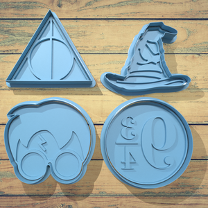 Harry Potter Sütikiszúró forma szett  - otthon & életmód - dekoráció - halloween - halloweeni sütikiszúrók - Meska.hu
