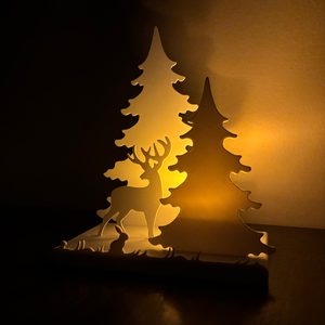 Karácsonyi Led Asztali Dekoráció és hangulatfény, Karácsony, Adventi díszek, Adventi asztaldísz, Mindenmás, MESKA