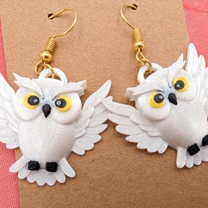 Harry Potteres Hedvig Fülbevaló - ékszer - fülbevaló - fülékszer - Meska.hu Harry Potteres Hedvig Fülbevaló - ékszer - fülbevaló - fülékszer - Meska.hu