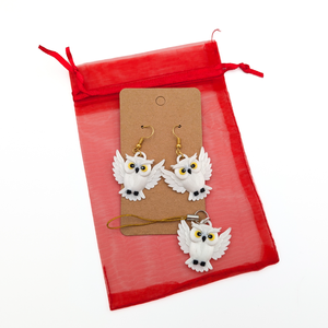 Harry Potteres Hedvig Fülbevaló - ékszer - fülbevaló - fülékszer - Meska.hu Harry Potteres Hedvig Fülbevaló - ékszer - fülbevaló - fülékszer - Meska.hu