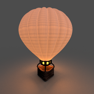 Nagy Ledes Hőlégballon Hangulatfény és dekoráció - Meska.hu