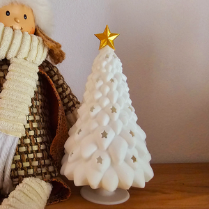 Asztali Karácsonyfa Led világítással - otthon & életmód - lámpa - hangulatlámpa - Meska.hu