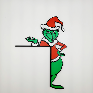 Grincs Karácsonyi Ajtódekoráció - Meska.hu