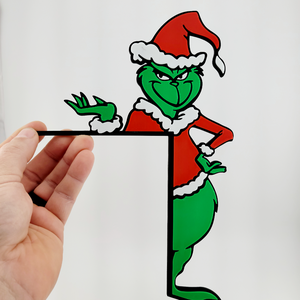 Grincs Karácsonyi Ajtódekoráció - karácsony - karácsonyi lakásdekoráció - karácsonyi lakásdíszek - Meska.hu