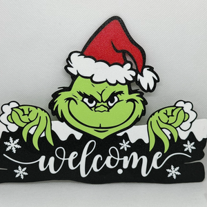 Grincs Karácsonyi Welcome Tábla - Meska.hu