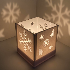 Karácsonyi fénydoboz  - karácsony - karácsonyi lakásdekoráció - karácsonyi fénydekoráció - Meska.hu