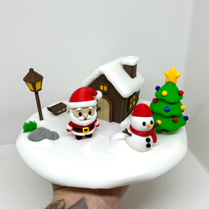 Karácsonyi Asztali Dekoráció - karácsony - karácsonyi lakásdekoráció - ünnepi asztaldekoráció - Meska.hu