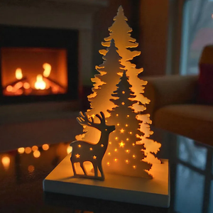 Meghitt Karácsonyi Led világító dekoráció és hangulatlámpa - otthon & életmód - lámpa - hangulatlámpa - Meska.hu