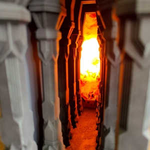 Gyűrűk Ura Világító Könyvszobor és könyvtámasz - otthon & életmód - dekoráció - asztal és polc dekoráció - könyvtámasz - Meska.hu