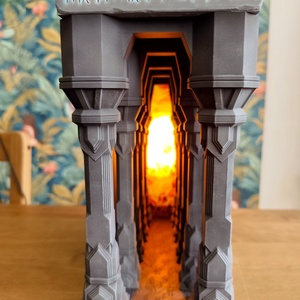 Gyűrűk Ura Világító Könyvszobor és könyvtámasz - otthon & életmód - dekoráció - asztal és polc dekoráció - könyvtámasz - Meska.hu