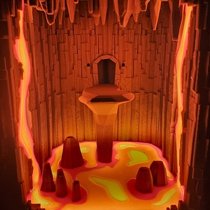 Gyűrűk Ura Világító Könyvszobor és könyvtámasz - otthon & életmód - dekoráció - asztal és polc dekoráció - könyvtámasz - Meska.hu