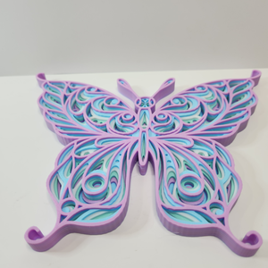 Színes Pillangó Mandala Fali Kép - otthon & életmód - dekoráció - spiritualitás - mandala - Meska.hu