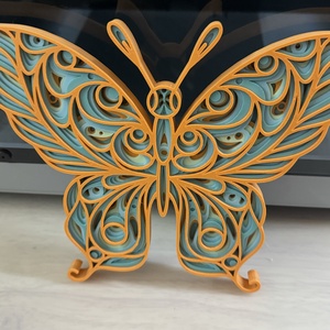 Színes Pillangó Mandala Fali Kép - otthon & életmód - dekoráció - spiritualitás - mandala - Meska.hu