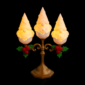 Nagy Színes Karácsonyi Manó Lámpás Led Világítással, Karácsony, Adventi díszek, Adventi asztaldísz, Mindenmás, MESKA