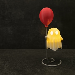 Kicsi Világító Lufis Szellem Polcdísz - Meska.hu