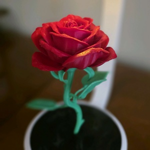  Örökrózsa Valentinnapra Led Hangulatvilágítással - otthon & életmód - dekoráció - virágdísz és tartó - virágbox, virágdoboz - Meska.hu