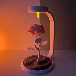  Örökrózsa Valentinnapra Led Hangulatvilágítással - otthon & életmód - dekoráció - virágdísz és tartó - virágbox, virágdoboz - Meska.hu