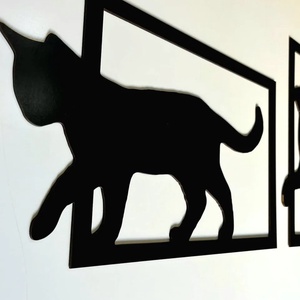 Macskás Fali Dekoráció, Otthon & Életmód, Dekoráció, Kép & Falikép, 3d képek, Mindenmás, MESKA