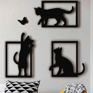 Macskás Fali Dekoráció - otthon & életmód - dekoráció - kép & falikép - 3d képek - Meska.hu